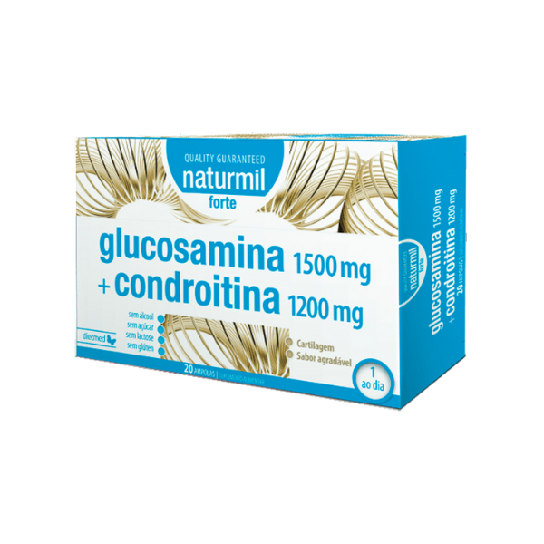 Glucosamina 1500 + Condroitina 1200 Forte é um suplemento alimentar rico em nutrientes essenciais
