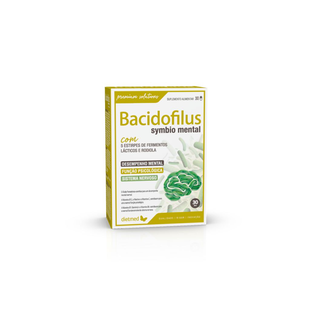 Bacidofilus Symbio Mental 30 Cápsulas